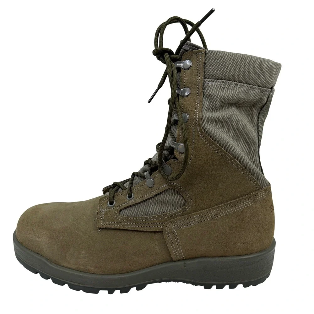 Belleville 650 ST Safety Boot Mens 13R Sage Green New USAF Steel Toe Tactical